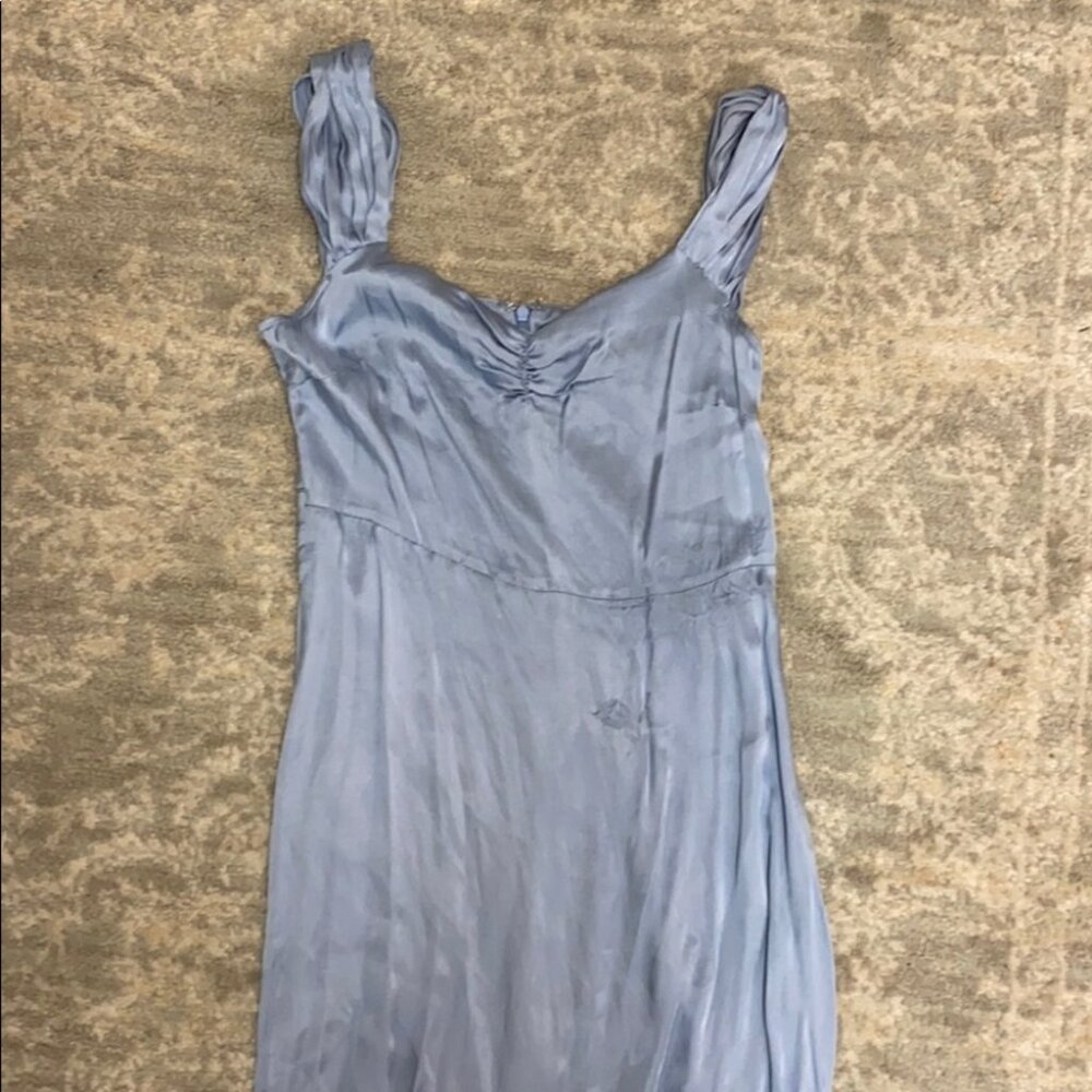Satin midi dress NWOT